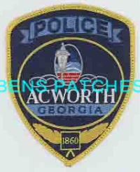 GEORGIA,ACWORTH POLICE 3